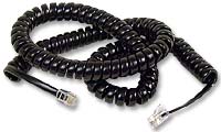 25 ft Phone Handset Coiled Cord